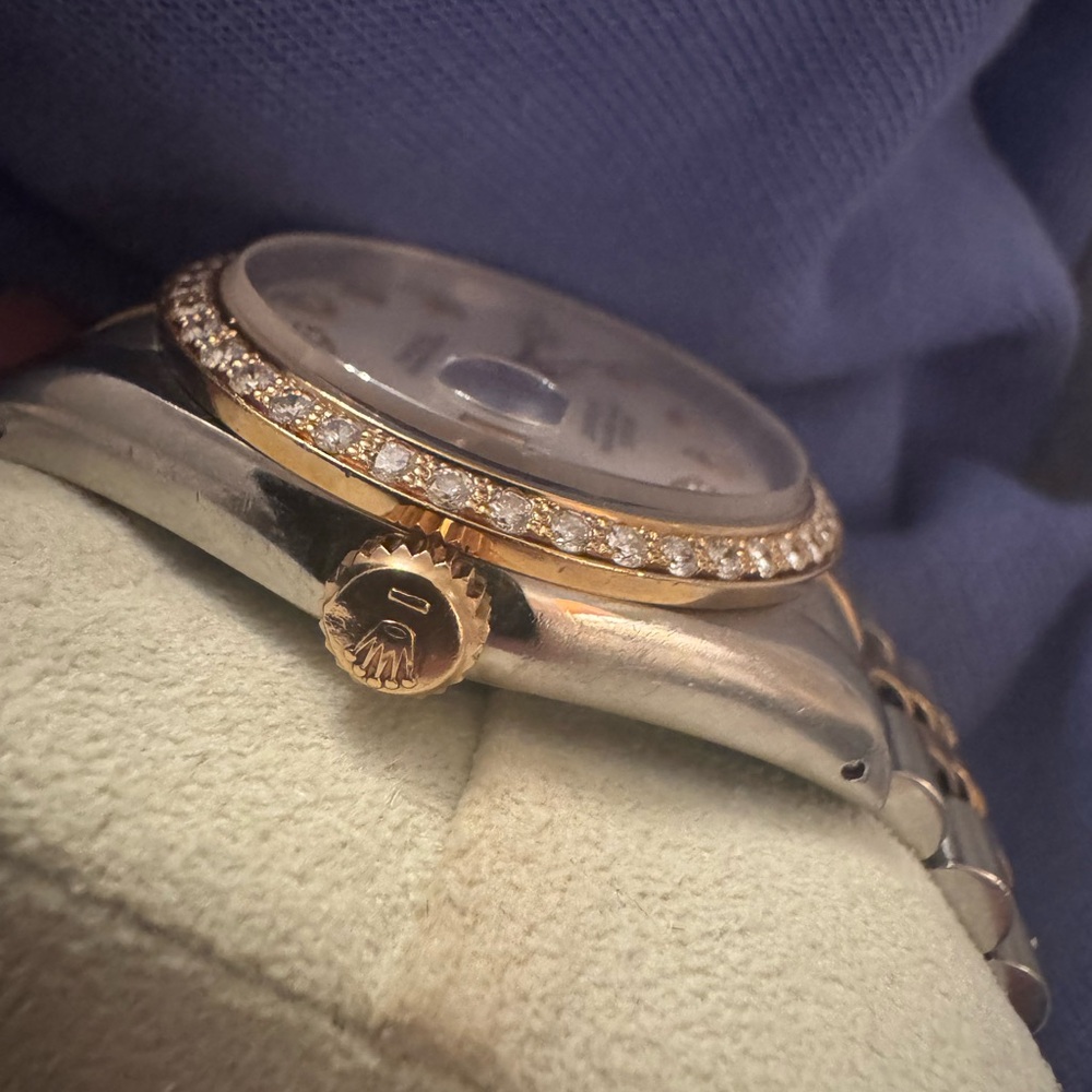 Rolex Two-Tone DateJust Gold and Silver Watch - Picture 5 of 11